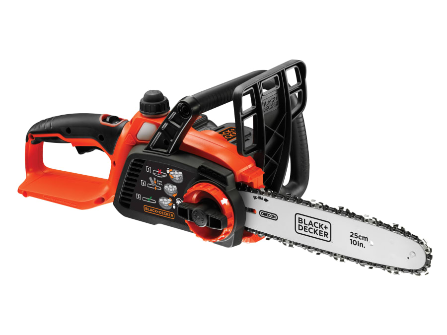 Black + Decker GKC1825L20 18V Cordless Chainsaw with 1 × 2.0Ah Battery