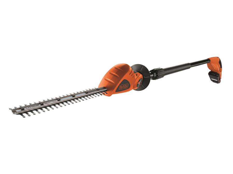 Black + Decker GTC1843L20GB 18V Pole Hedge Trimmer with 1 × 2.0Ah Battery
