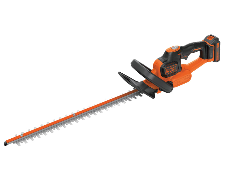 Black + Decker GTC18452PCGB 18V Hedge Trimmer with 1 × 2.0Ah Battery