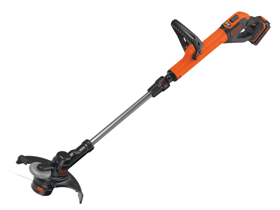 Black + Decker STC1820PCGB 18V Cordless Strimmer with 1 × 2.0Ah Battery