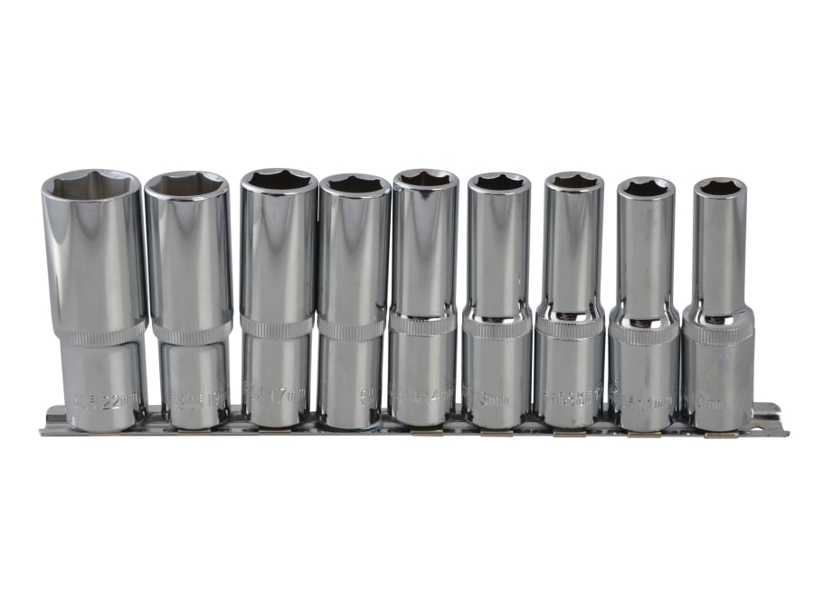 Bluespot Tools 01541 1/2in Drive Deep Socket Set 9 Piece