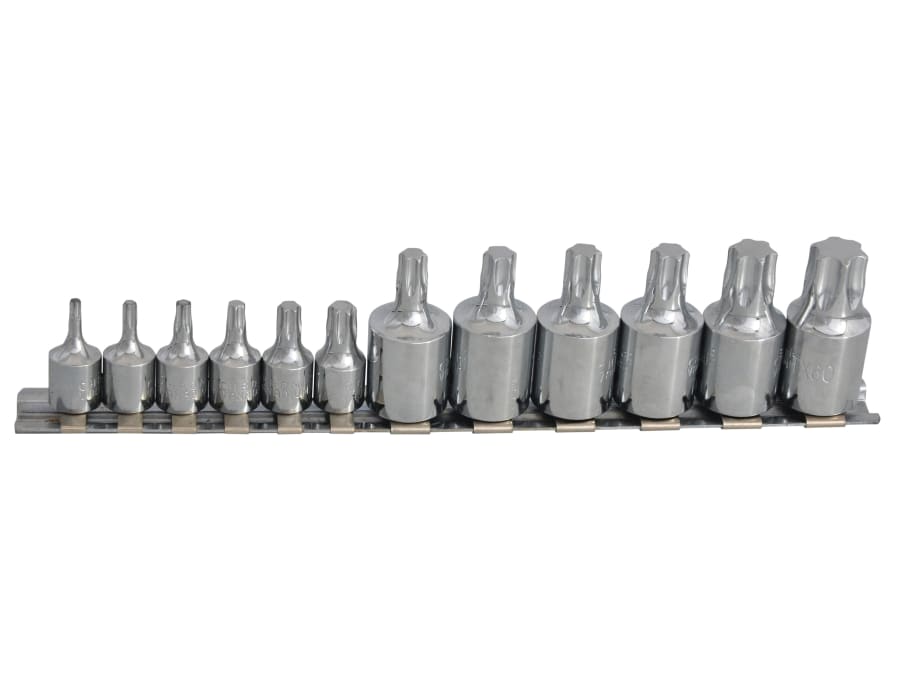 Bluespot Tools 01551 12 Piece Mixed Drive Torx Socket Set