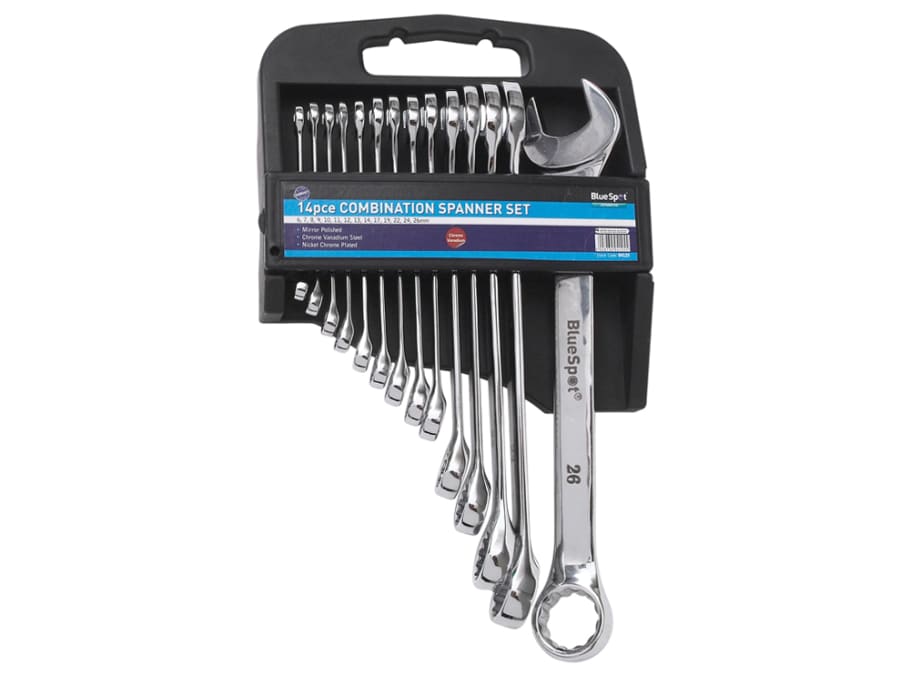 Bluespot Tools 04125 14 Piece Combination Spanner Set