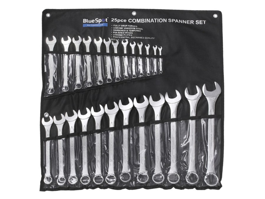 Bluespot Tools 04131 25 Piece Combination Spanner Set