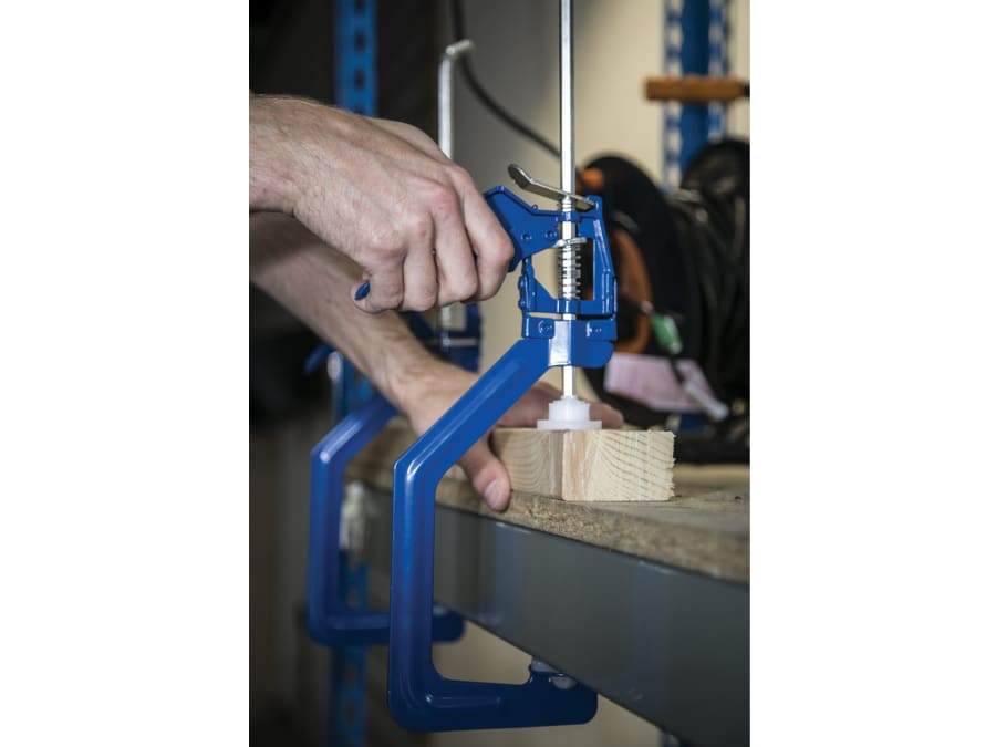 Bluespot Tools 10023 150mm One-Handed Ratchet Clamp