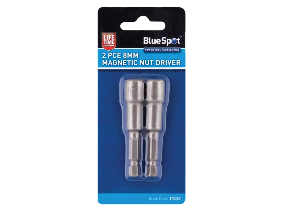 Bluespot Tools 14110 Magnetic Nut Driver Set 2 Piece