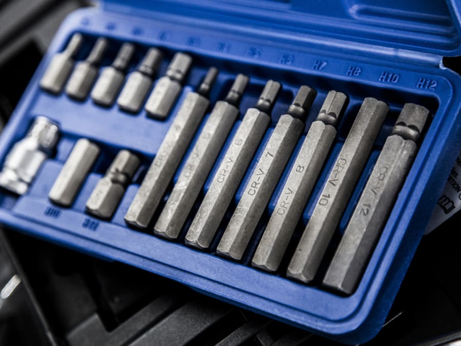 Bluespot Tools 1513 15 Piece Hex Bit Set