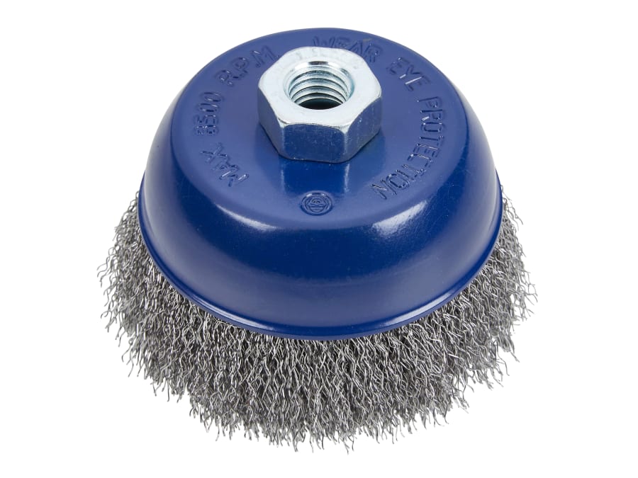Bluespot Tools 19218 100mm M14 Steel Wire Cup Brush