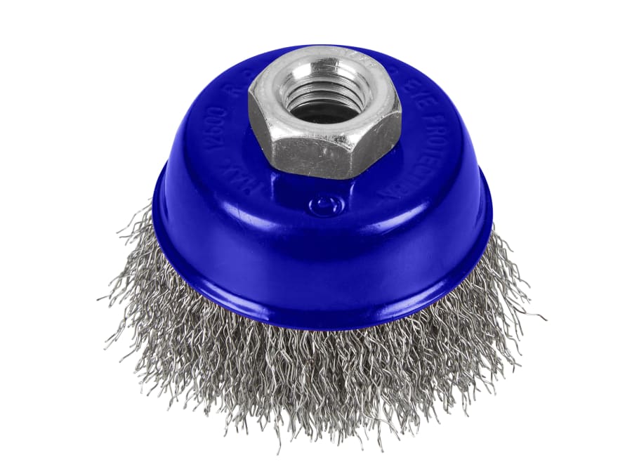 Bluespot Tools 19219 65mm M14 Steel Wire Cup Brush