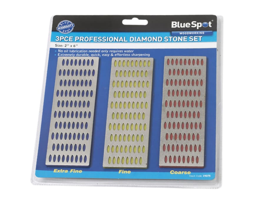 Bluespot Tools 19275 Diamond Stone Set of 3 2 x 6in