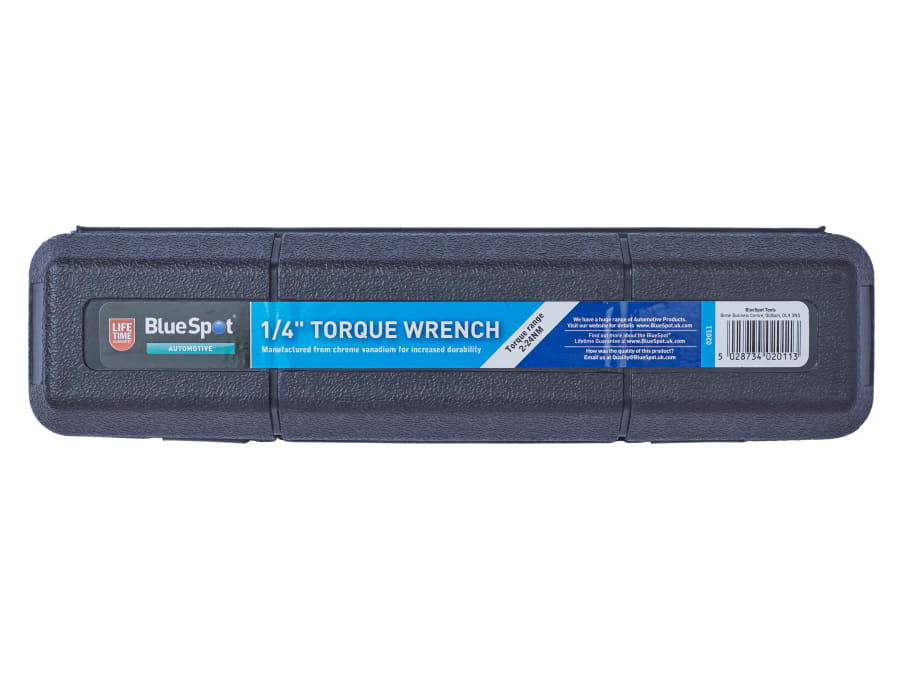 Bluespot Tools 2011 1/4in Drive Torque Wrench 2-24Nm