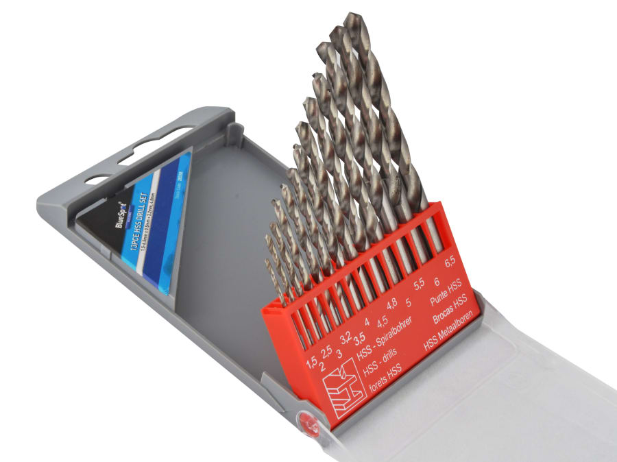 Bluespot Tools 20338 HSS Drill Bit Set 1.5-6.5mm