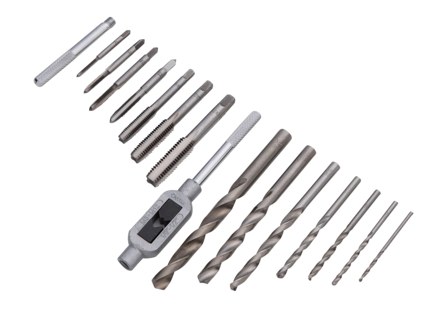 Bluespot Tools 20512 15 Piece Drill & Tap Set
