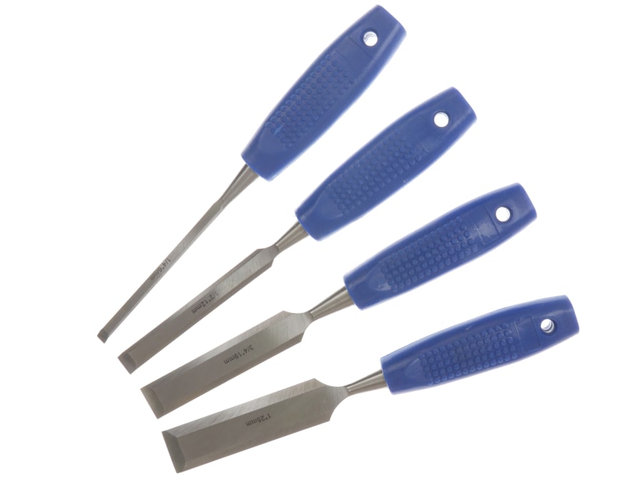 Bluespot Tools 28124 Wood Chisel Set 4 Piece