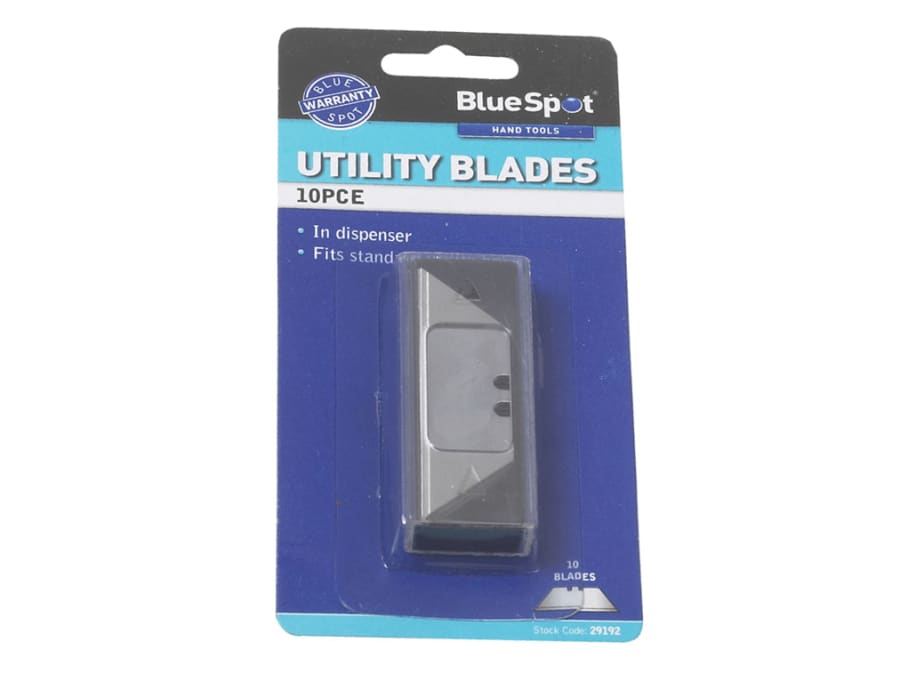 Bluespot Tools 29192 Utility Blades with 10 Pack