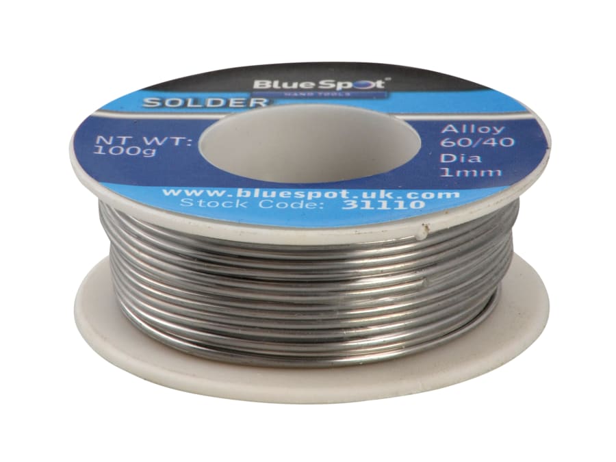 Bluespot Tools 31110 Flux Covered Solder 100g 60/40