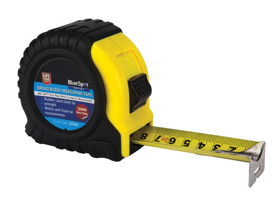 Bluespot Tools 33100 Pocket Tape 8m/26ft