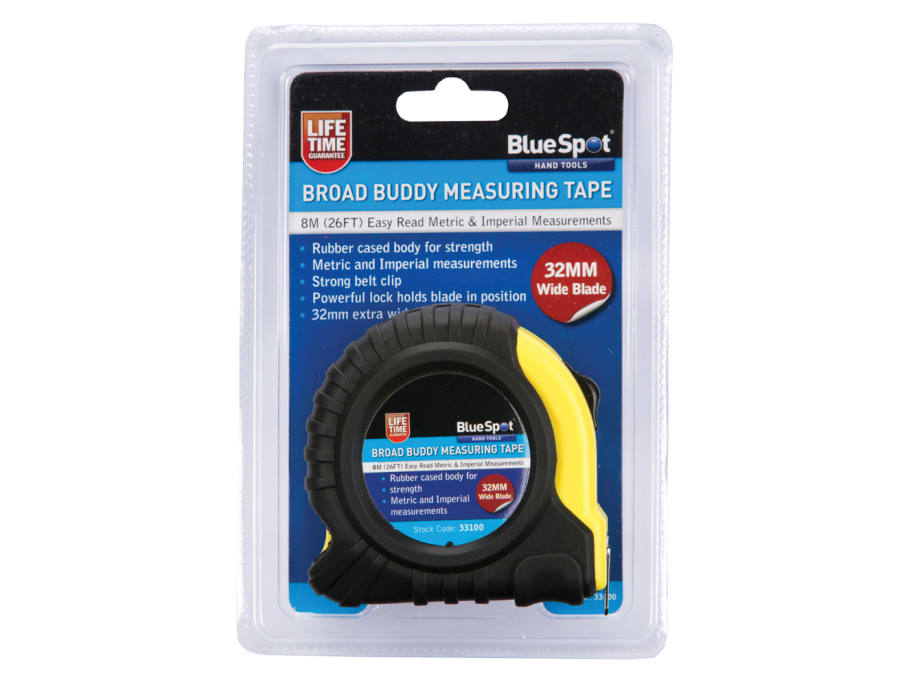 Bluespot Tools 33100 Pocket Tape 8m/26ft