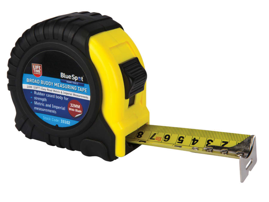 Bluespot Tools 33102 Pocket Tape 10m