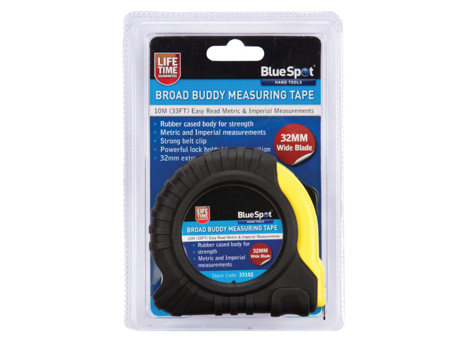 Bluespot Tools 33102 Pocket Tape 10m