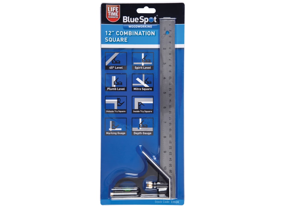 Bluespot Tools 33924 Combination Square 300mm
