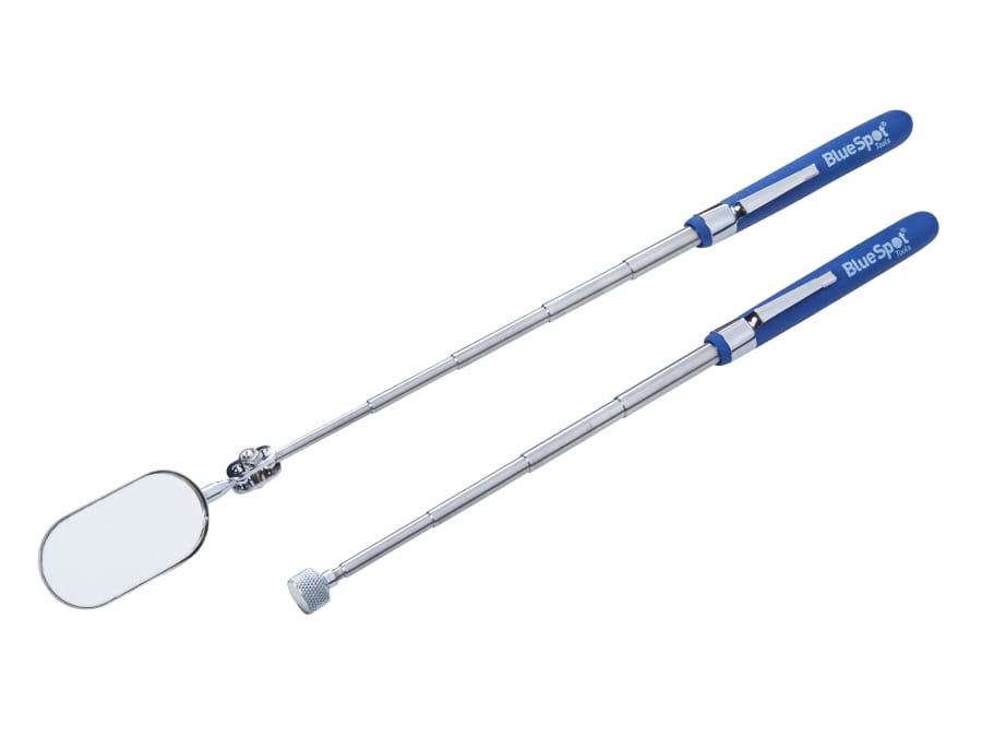 Bluespot Tools 7306 Inspection Mirror and Pickup Tool Set 2 Piece