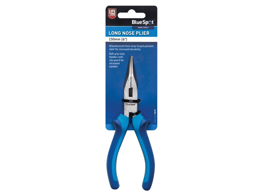 Bluespot Tools 8192 150mm Long Nose Pliers