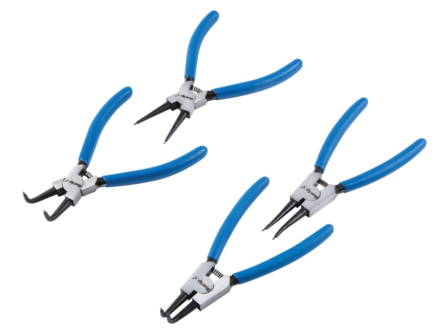 Bluespot Tools 8702 Circlip Pliers Set 4 Piece