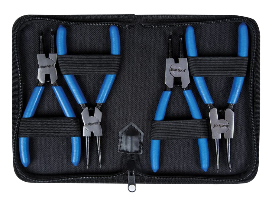 Bluespot Tools 8702 Circlip Pliers Set 4 Piece
