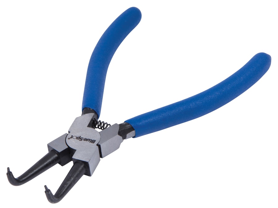 Bluespot Tools 8705 Internal Circlip Pliers 150mm Bent 90°