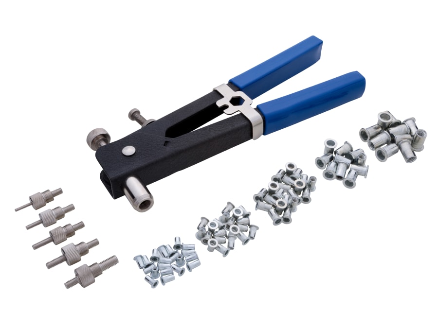 Bluespot Tools 9106 Nut Riveter Kit M3-M8 86 Piece