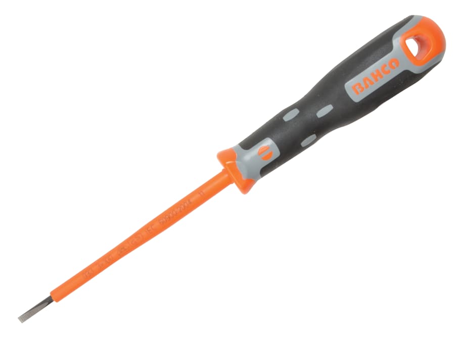 Bahco 033030100 VDE Slotted Screwdriver 3.0mm x 100mm