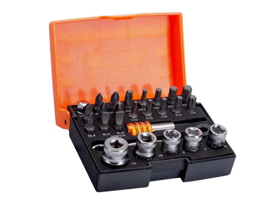 Bahco 2058S26 1/4in Drive Socket Set 26 Piece