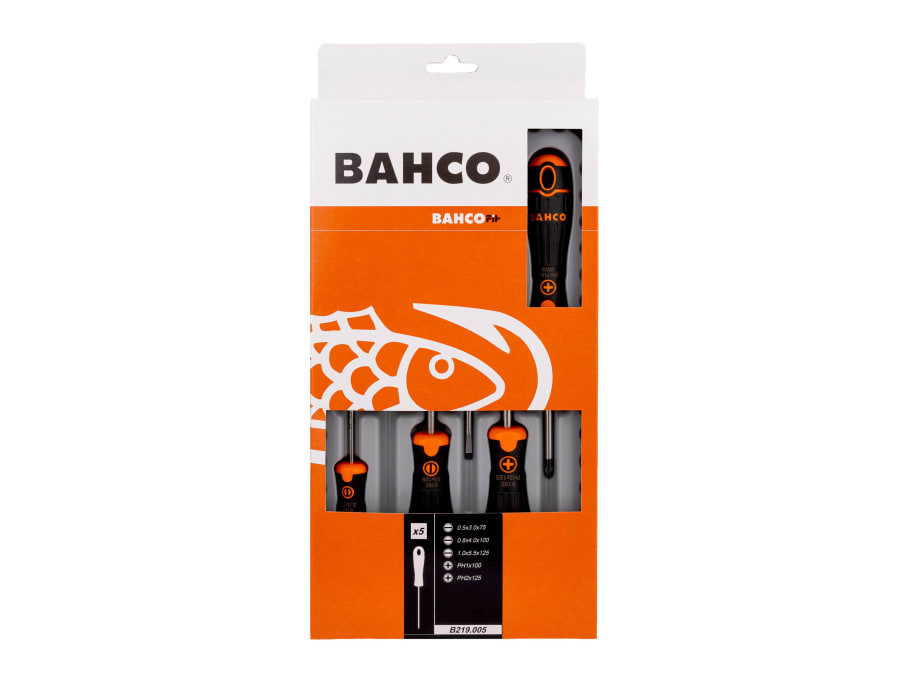 Bahco B219005 Screwdriver Set 5 Piece
