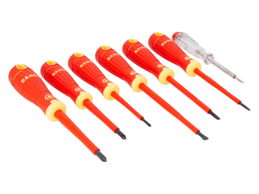 Bahco B220027 7 Piece Insulated Screwdriver Set