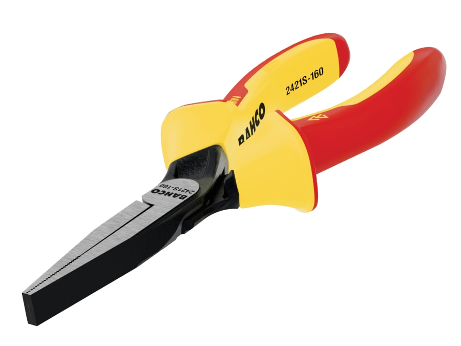 Bahco 2421S ERGO™ Insulated Flat Nose Pliers 160mm