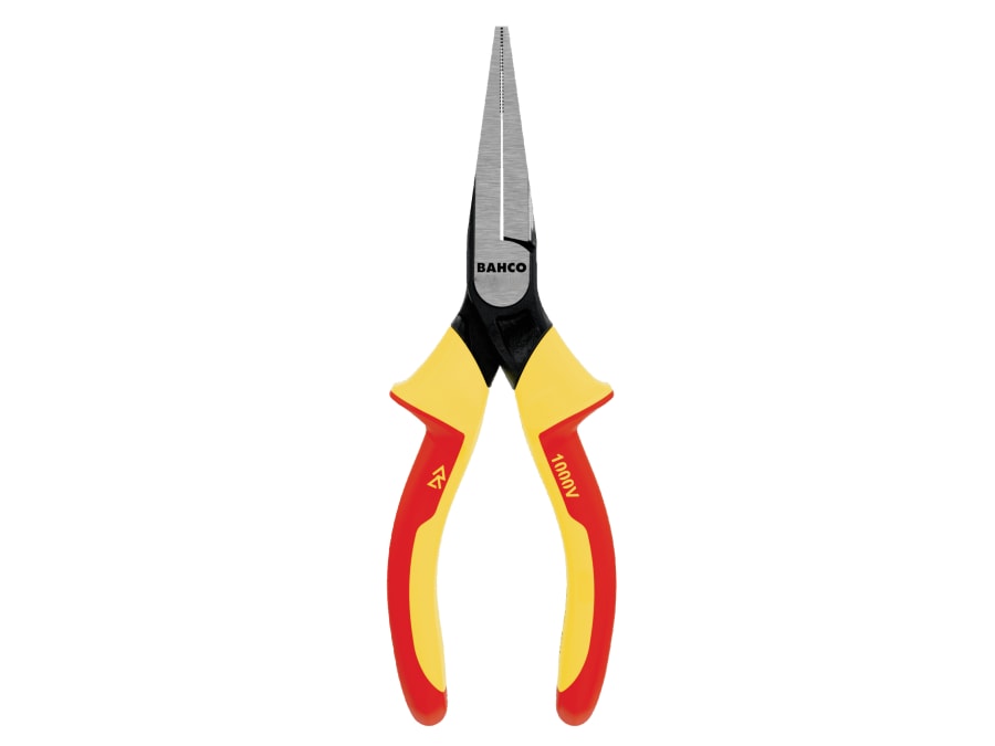 Bahco 2421S180 ERGO Insulated Flat Nose Pliers 180mm