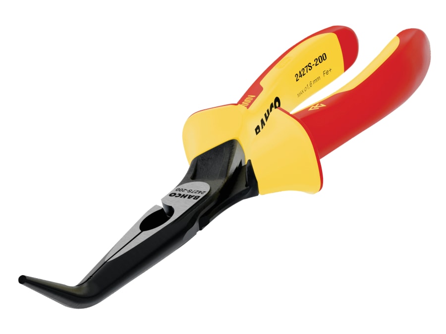 Bahco 2427S160 ERGO™ Insulated Bent Nose Pliers 160mm