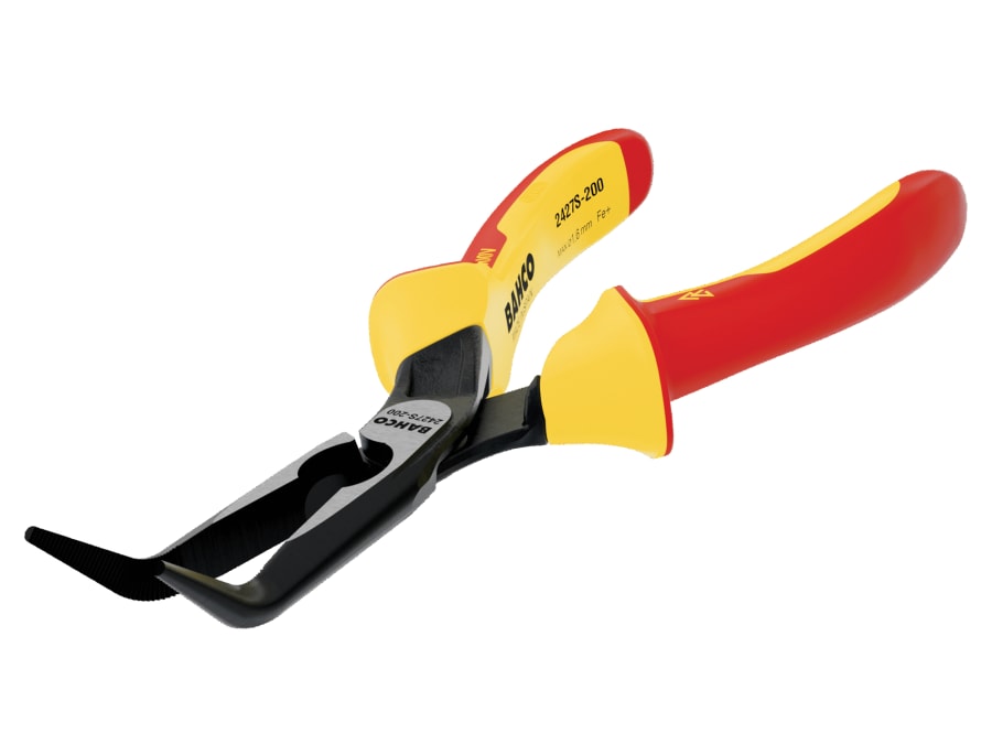 Bahco 2427S160 ERGO™ Insulated Bent Nose Pliers 160mm