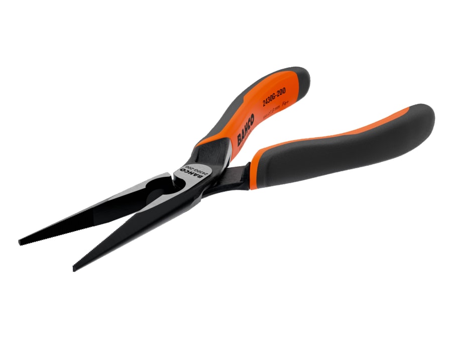 Bahco 2430G200 ERGO Long Nose Pliers 200mm