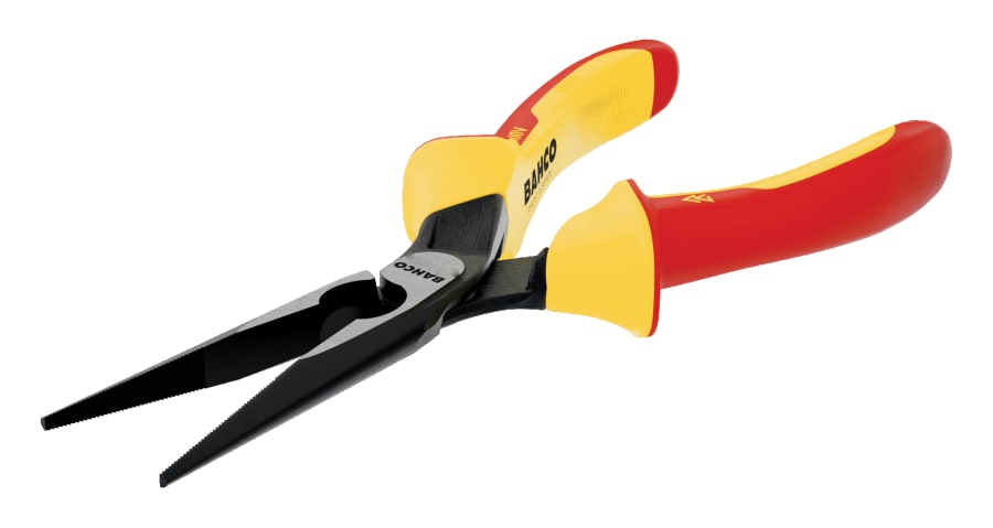 Bahco 2430S160 ERGO™ Insulated Long Nose Pliers 160mm