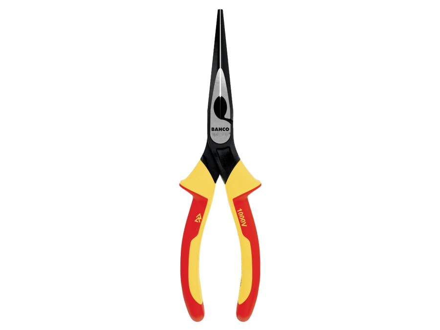 Bahco 2430S140 ERGO™ Insulated Long Nose Pliers 140mm