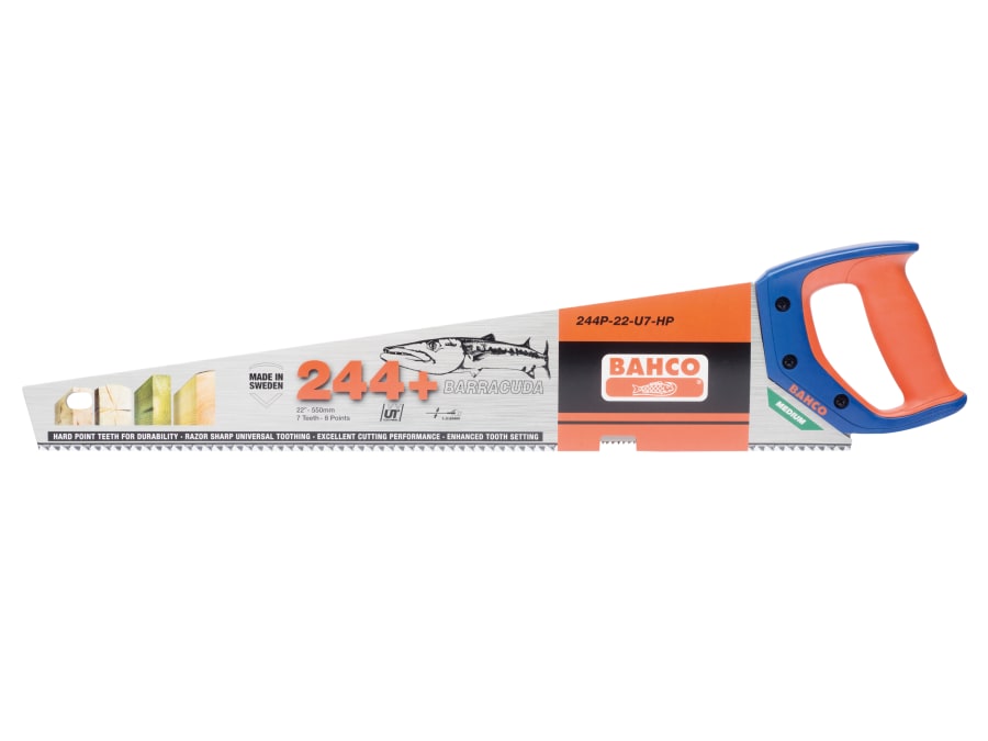 Bahco 244P22U7HP 550mm 7 TPI Handsaw