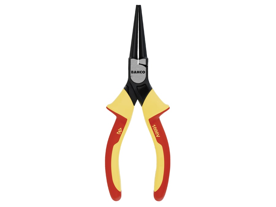 Bahco 2521S140 ERGO™ Insulated Round Nose Pliers 140mm