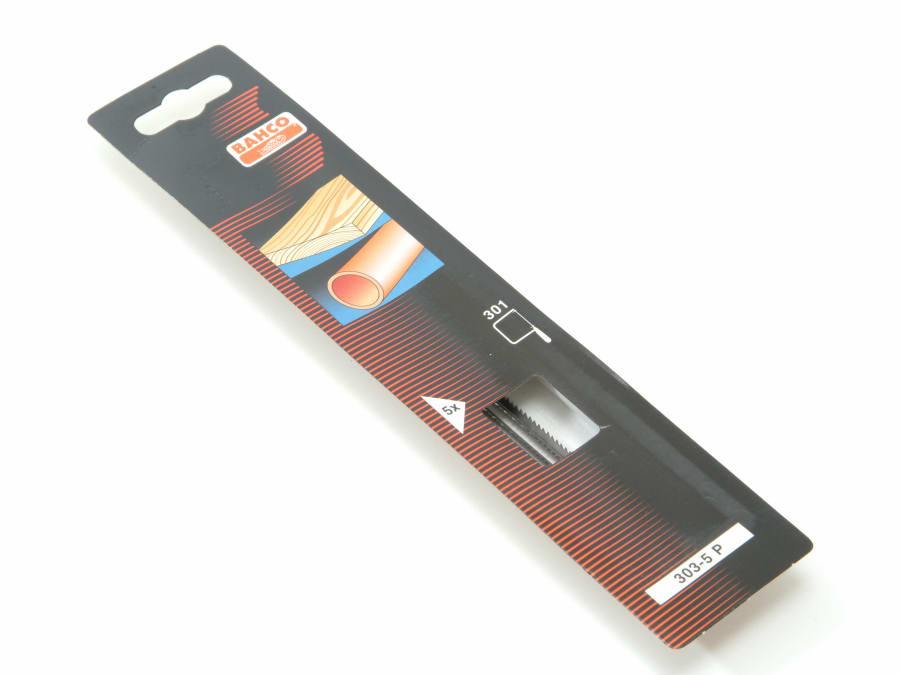 Bahco 3035P 165mm 14 TPI Coping Saw Blades with 5 Blades