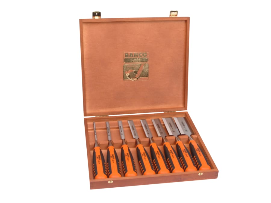 Bahco 424PS8EUR 8 Piece Bevel Edge Chisel Set