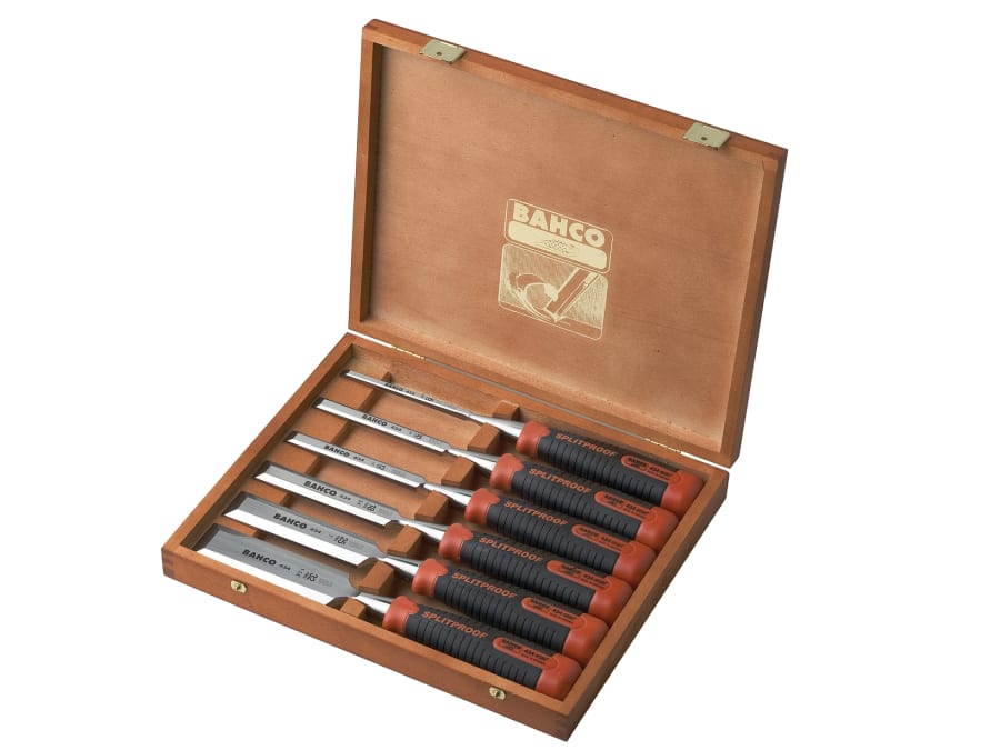Bahco 434S6EUR 6 Piece Bevel Edge Chisel Set