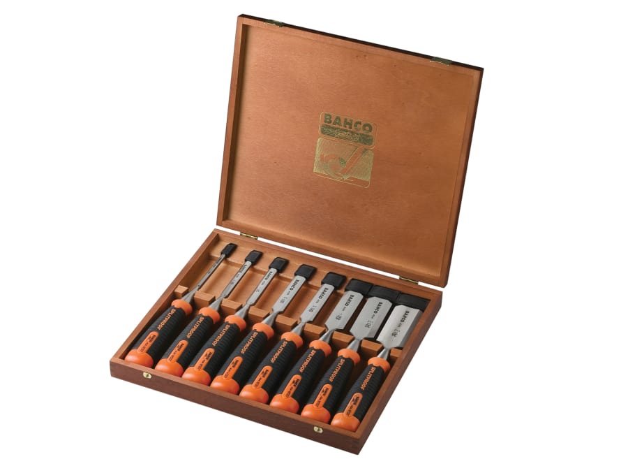 Bahco 434S8EUR 8 Piece Bevel Edge Chisel Set