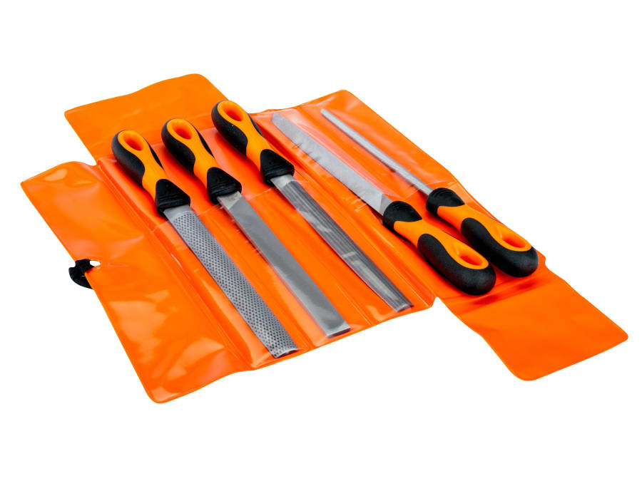 Bahco 14770822 ERGO Engineering Second Cut File Set 200mm 5 Piece