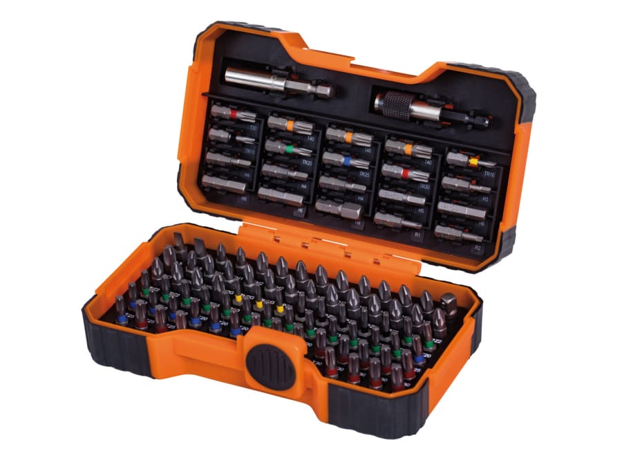 Bahco 59S100BC 100 Piece Colour Coded Bit Set